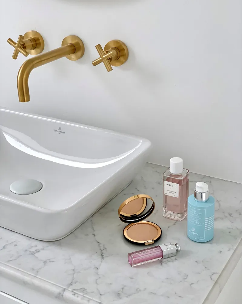 Mystery White Technistone bordplade – reference 3