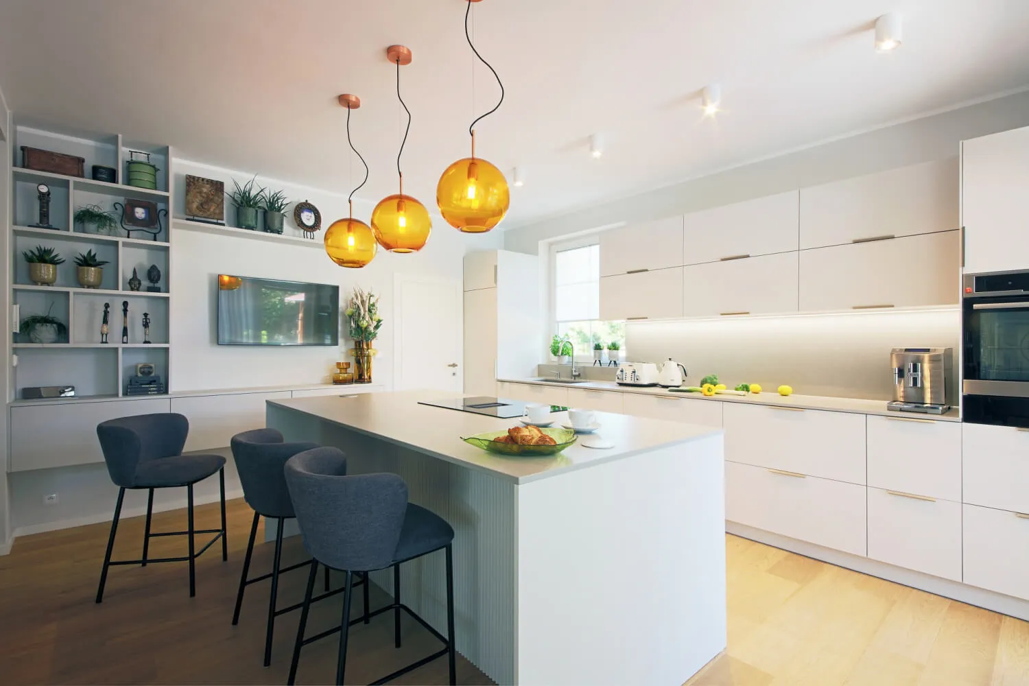 Noble Concrete Grey Technistone bordplade – reference 3