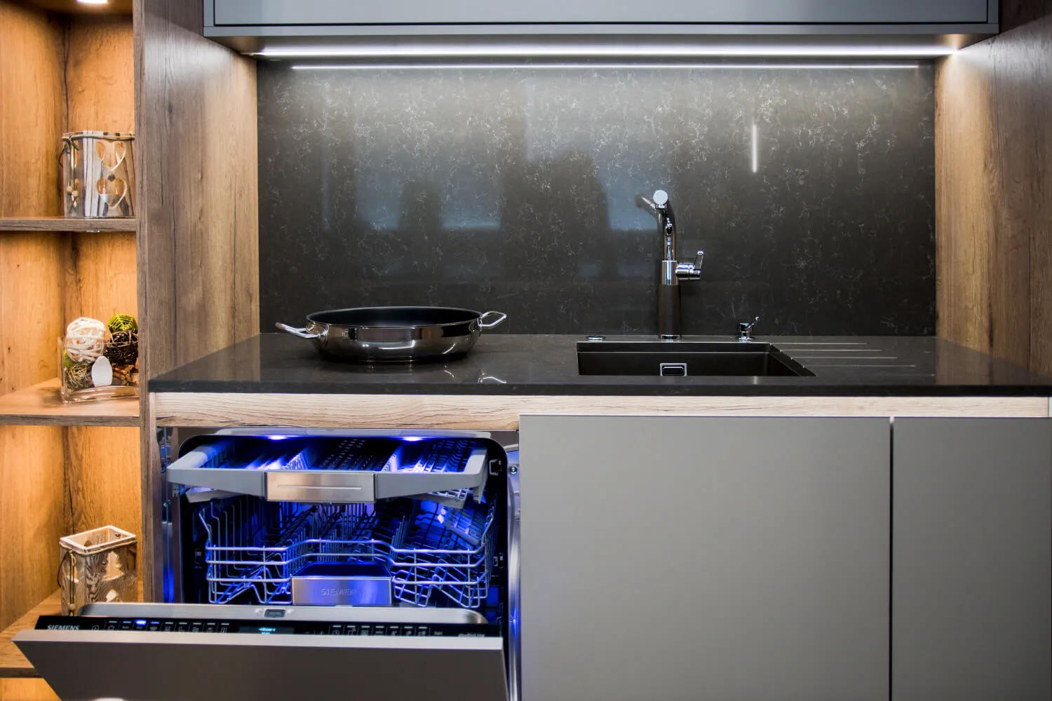 Noble Pietra Grey Technistone bordplade – reference 3