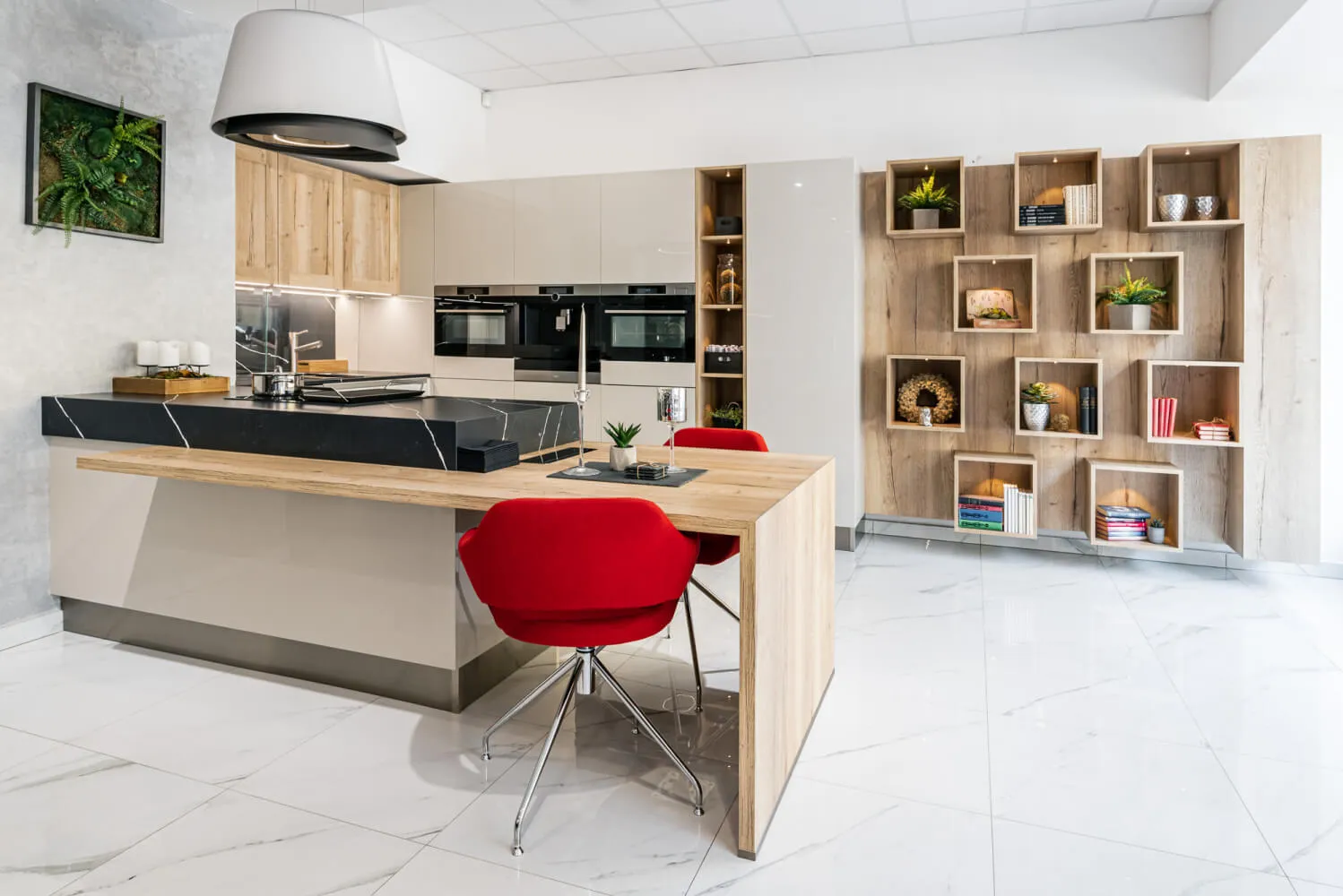 Poetic Black Technistone bordplade – reference 3