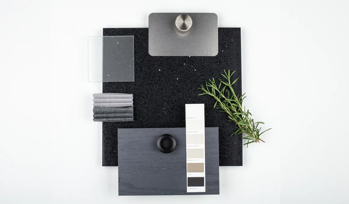 Starlight Black Technistone bordplade – reference 4